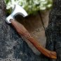 Damascus Steel Knife Custom Handmade - 20.00" inches High Carbon steel hatchet etched blade