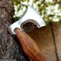 Damascus Steel Knife Custom Handmade - 20.00" inches High Carbon steel hatchet etched blade