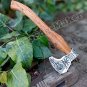Damascus Steel Knife Custom Handmade - 20.00" inches High Carbon steel hatchet etched blade