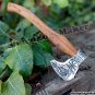 Damascus Steel Knife Custom Handmade - 20.00" inches High Carbon steel hatchet etched blade