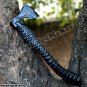 Damascus Steel Knife Custom Handmade -  20.00" inches High Carbon steel hatchet Forged head