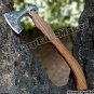 Damascus Steel Knife Custom Handmade -  20.00" inches High Carbon steel hatchet etched blade