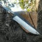 Damascus Steel Knife Custom Handmade -12.00" inches San mai Steel blank blade