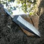 Damascus Steel Knife Custom Handmade -12.00" inches San mai Steel blank blade
