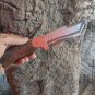 Damascus Steel Knife Custom Handmade -11.00" inches San mai blank blade