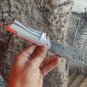 Damascus Steel Knife Custom Handmade -11.00" inches San mai blank blade