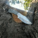 Damascus Steel Knife Custom Handmade -10.00" inches San mai blank blade
