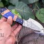 Damascus Steel Knife Custom Handmade -8.00" inches Damascus steel Gut hook skinner knife