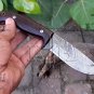 Damascus Steel Knife Custom Handmade -16.00" inches D-2 Steel skinner knife