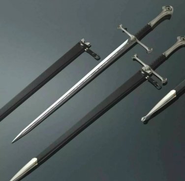 ANDURIL Sword of Strider, Custom Engraved Sword, Lord of the Rings King Aragorn Ranger Sword