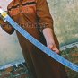 Custom handmade Damascus steel Sword 36" Arabian sword combat camping W/sheath