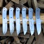 Damascus steel Blank blade knives-Lot of 06 D-2 steel hunting knife blank blades