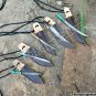 Custom handmade Damascus knives-Lot of 04 Handmade Damascus Steel Miniatures