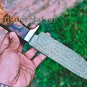 Damascus steel handmade knives - 11" Damascus steel Mosaic pattern hunting knife