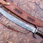 Damascus steel Blank blade knives-30" Damascus steel Arabian sword battle ready