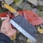 Forged Cleaver Handmade Kitchen Meat chopping Stainless Steel Chef Butcher Knife