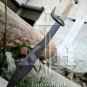 Damascus steel Blank blade knives-30" Damascus steel Spartan sword battle ready
