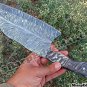 Damascus steel knives-12" Damascus steel Custom handmade cleaver chef knife