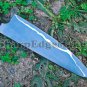 Damascus steel handmade knives-Professional 15" Japanese Kitchen chef knife Gift