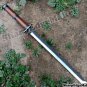 Custom handmade D-2 steel knives 36" Damascus steel sword katana tanto blade