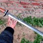 Custom handmade D-2 steel knives 36" Damascus steel sword katana tanto blade