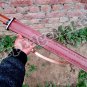 Custom handmade D-2 steel knives 36" Damascus steel sword katana tanto blade