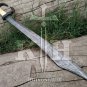 Damascus steel Blank blade knives-32" Damascus steel Spartan sword battle ready