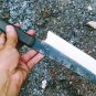 Handmade 440C Steel Chef kitchen Serbian Chef Knife with sheath