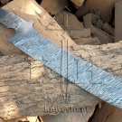 Custom Handmade Hand Forged DAMASCUS STEEL FULL-TANG CLEAVER BLANK BLADE KNIFE