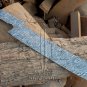 Custom Handmade Hand Forged DAMASCUS STEEL FULL-TANG CLEAVER BLANK BLADE KNIFE
