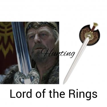 Handmade Lord of the rings Theoden Herugrim Replica Battle Sword Groomsmen gift