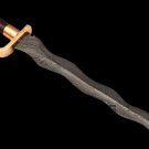 Damascus steel handmade knives - 24" Damascus steel Snake sword/camping/outdoor