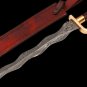 Damascus steel handmade knives - 24" Damascus steel Snake sword/camping/outdoor