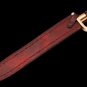 Damascus steel handmade knives - 24" Damascus steel Snake sword/camping/outdoor