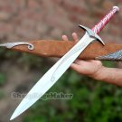 Custom handmade damascus knvies - 22 inches Lord of the rings replica sword