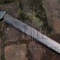 Damascus steel Blank blade knives-30" Damascus steel hunting sword battle ready