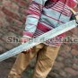 Custom handmade steel knives 36" Damascus steel sword Spear point blade Aragon