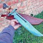 Damascus steel Hunting knives-21" Custom Handmade bowie knife/survival/camping