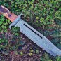 Damascus steel Hunting knives-21" Custom Handmade bowie knife/survival/camping