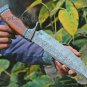 Damascus steel Hunting knives-14" Damascus steel bowie knife/survival/camping