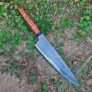 Damascus steel handmade knives-Professional 13" Japanese Kitchen chef knife Gift
