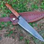 Damascus steel handmade knives-Professional 13" Japanese Kitchen chef knife Gift