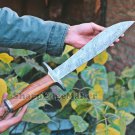 Damascus steel Hunting knives-15" Damascus steel bowie knife/survival/camping