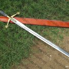 Handmade J2 steel Highland Claymore Black Medieval Swords, Lord of The Rings Replica Sword