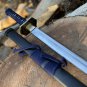 Japanese Samurai Katana Stainless Steel Collectible Sword with Black Scabbard