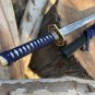Japanese Samurai Katana Stainless Steel Collectible Sword with Black Scabbard