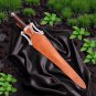Fantasy Medieval Longsword with Ornate Guard, Leather Wrapped Handle | Stainless Steel Blade