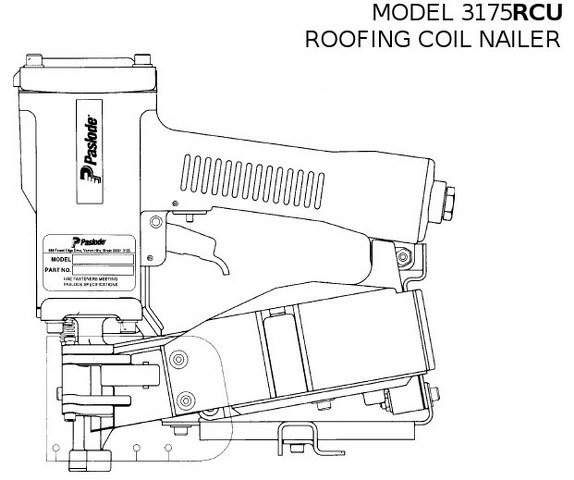 Paslode Coil Roofing Nailer 3175 Rcu O Ring Cylinder Seal Repair Kit