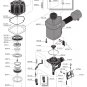 Senco SCN65 Framing Nailer O-ring Parts Rebuild Kit