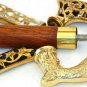 4 HANDLE WITH 1 STICK Handle Full Brass Walking Stick Vintage Cane STYLE GIFT